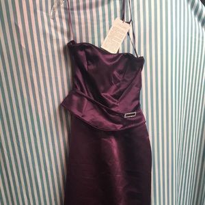 Jordan nites gown New wth tags sz (2) plum color